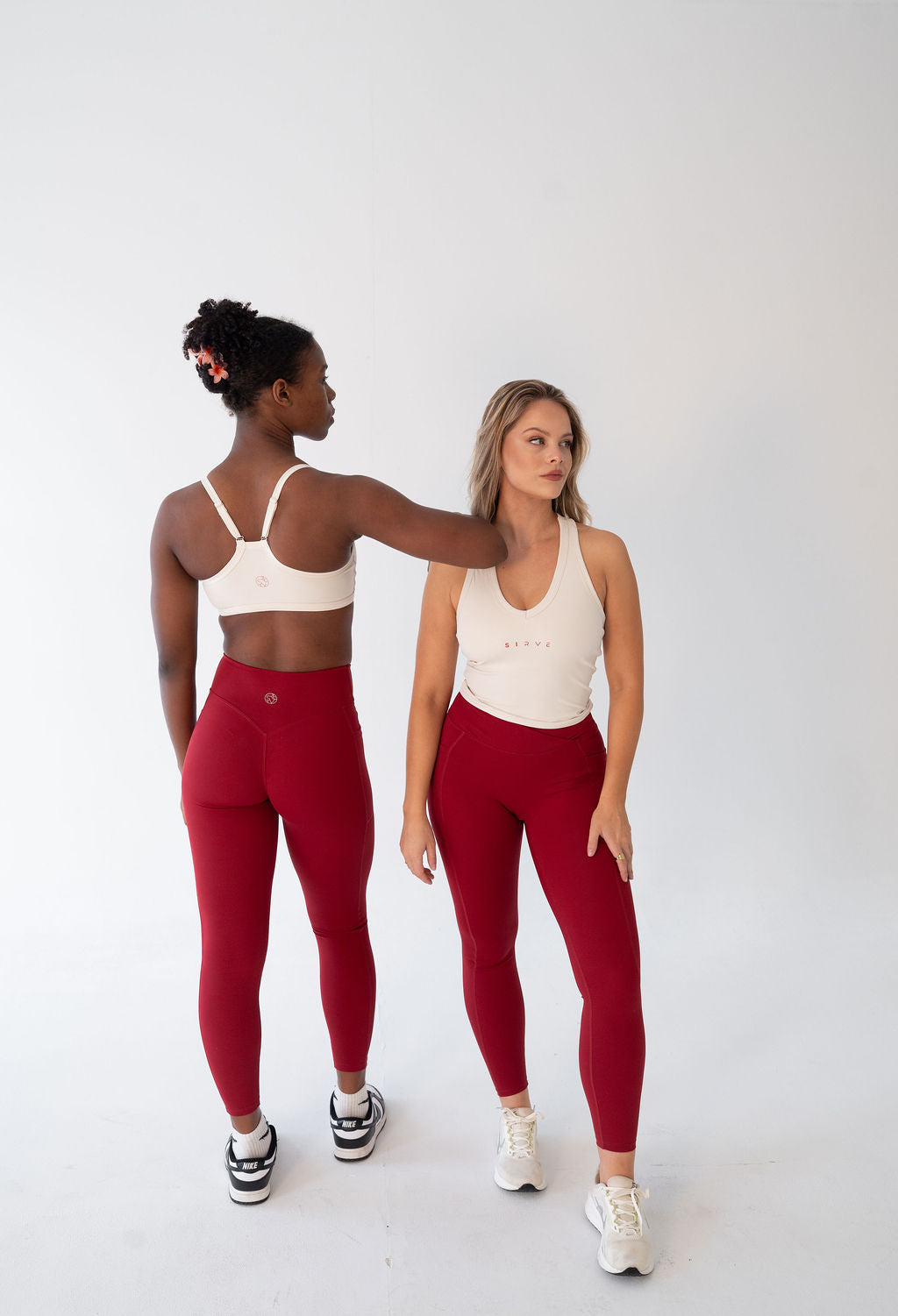 Alea Lux Sports Bra in cream