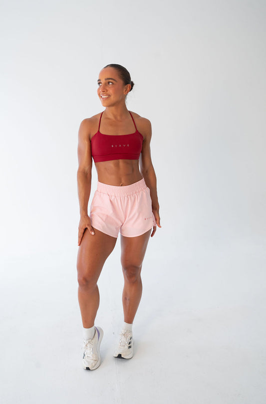 Adelaide Soft Sculpt Sports Bra in red