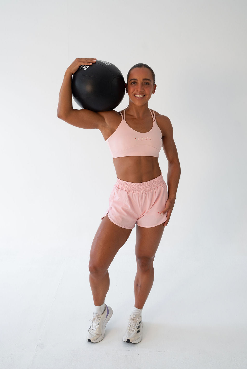 Excel after dark Pro sports bra in pink