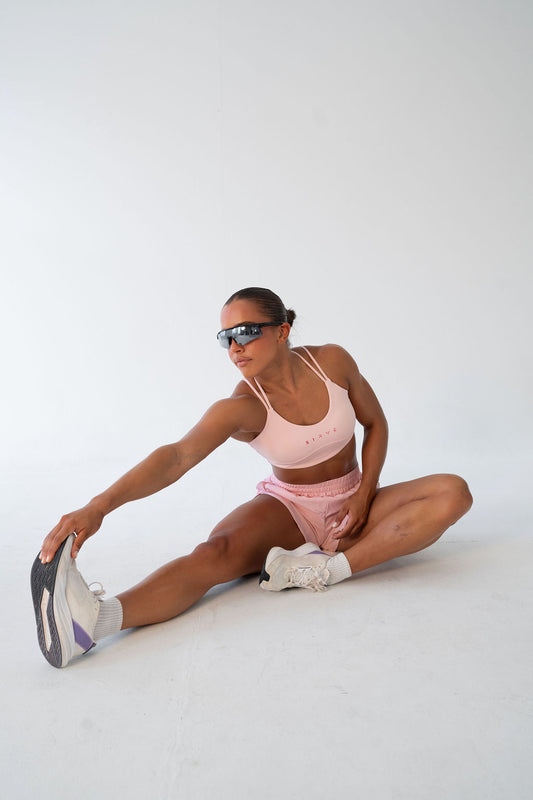 Excel after dark Pro sports bra in pink