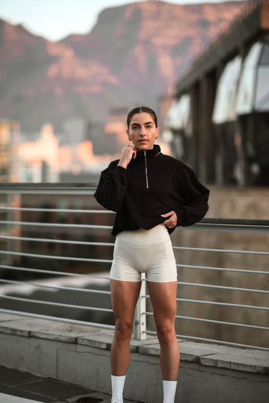 Collar Jacket in black