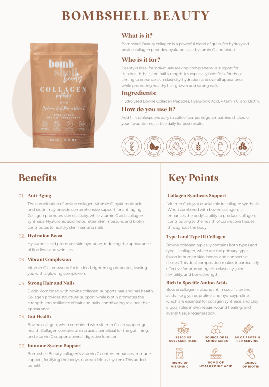 Premium beauty Collagen 250g
