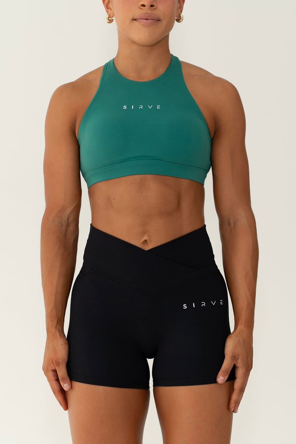 Born to Sirve shorts in Black