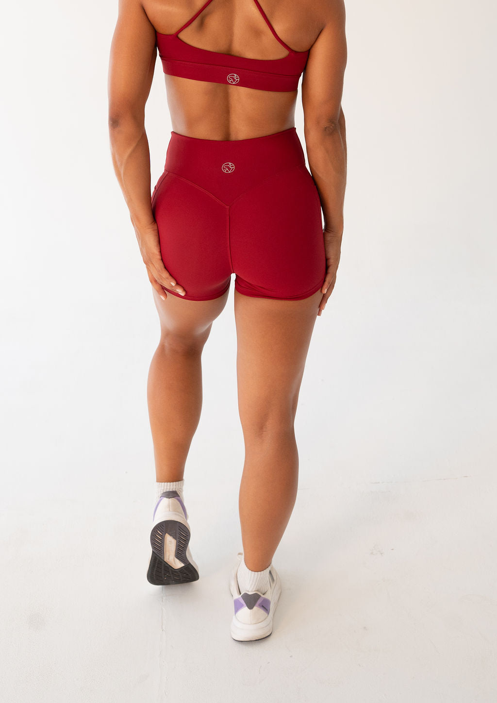 Adelaide Soft Sculpt Pro Running shorts in red