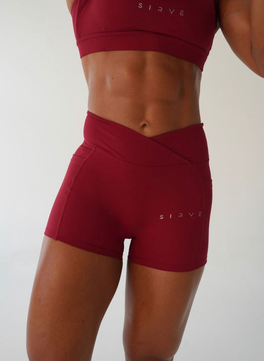 Adelaide Soft Sculpt Pro Running shorts in red