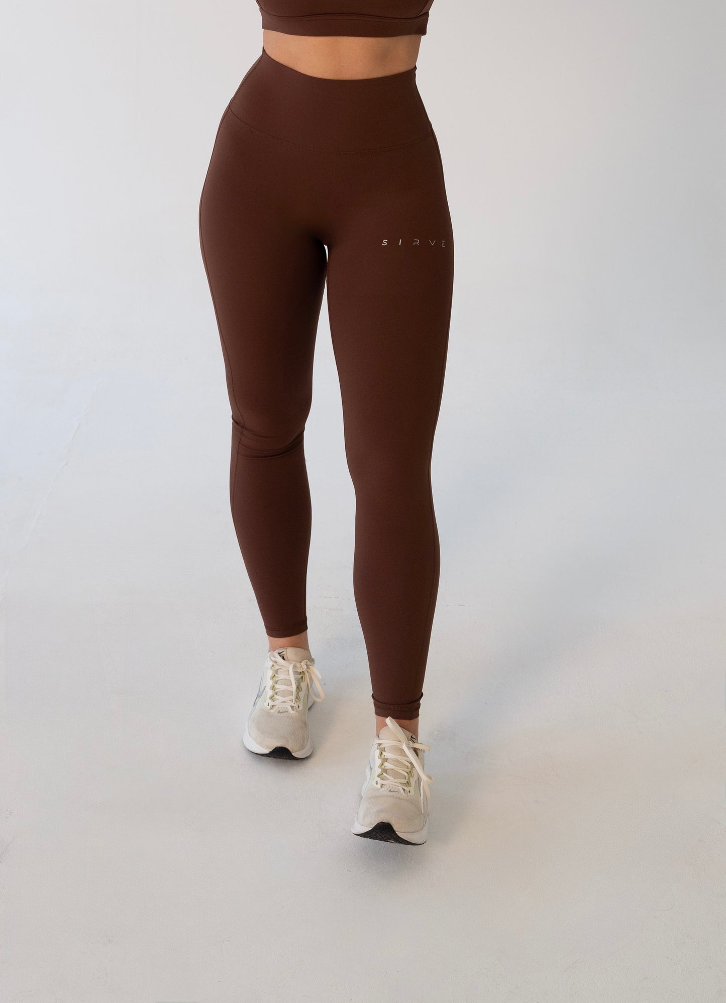Airlift Espresso Tights, leggings with reflective details