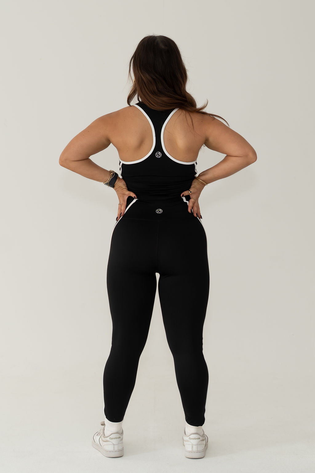 Actively inspired Tank Black and white
