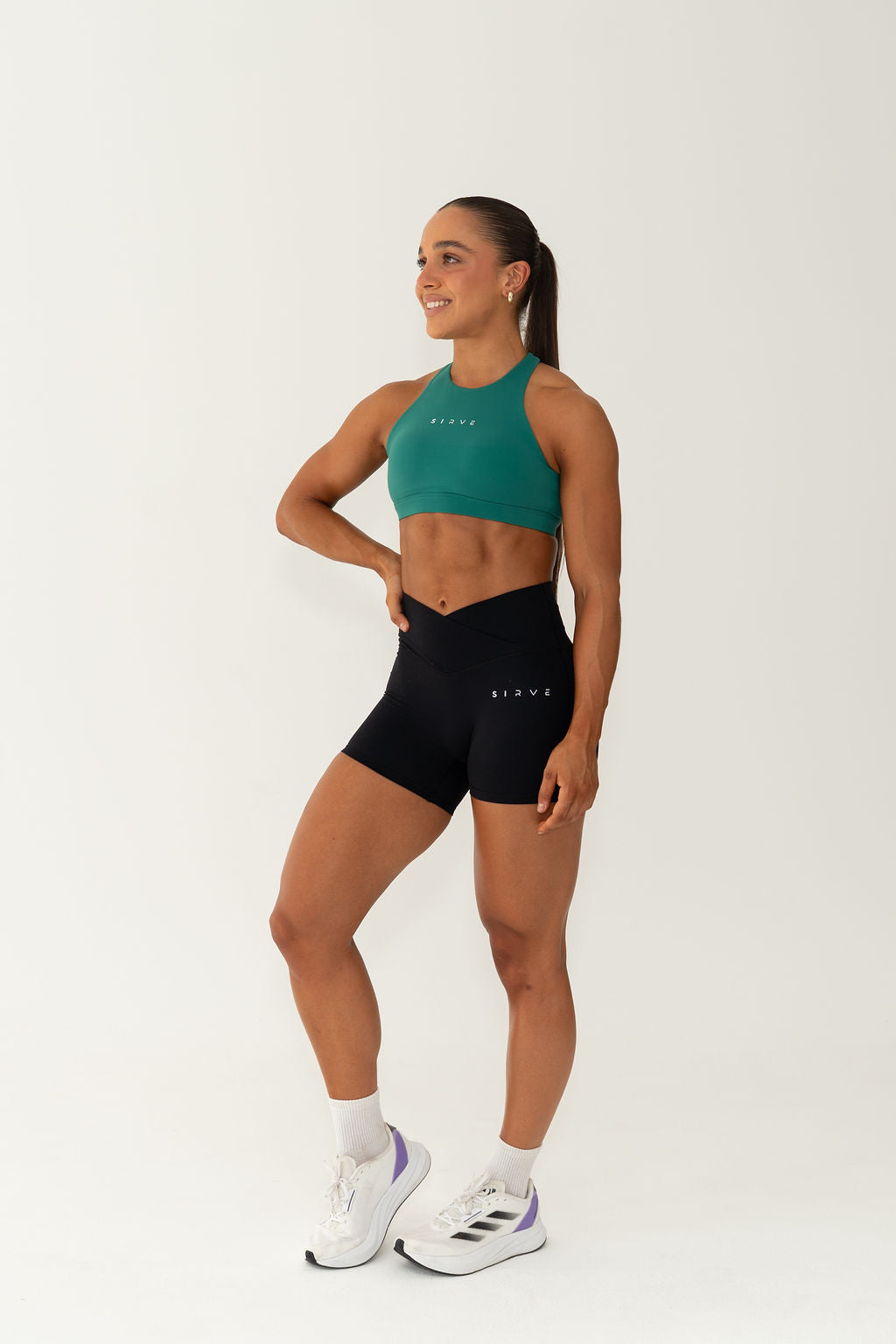 Born to Sirve shorts in Black