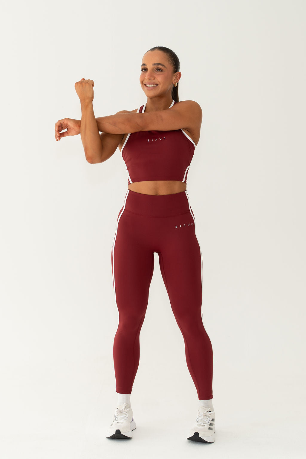 Actively InspiRed Tank in red with white trims