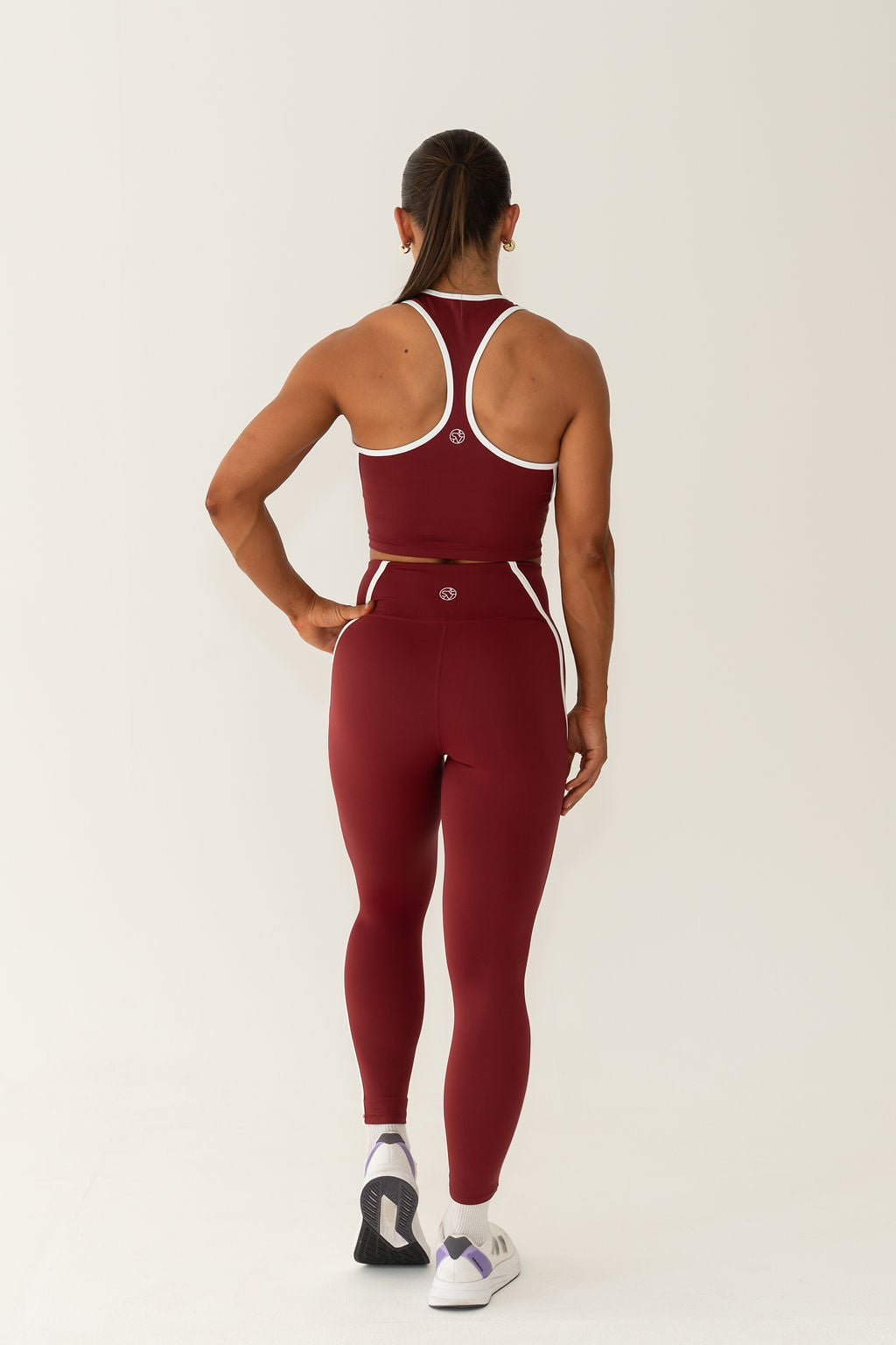 Actively InspiRed Tank in red with white trims
