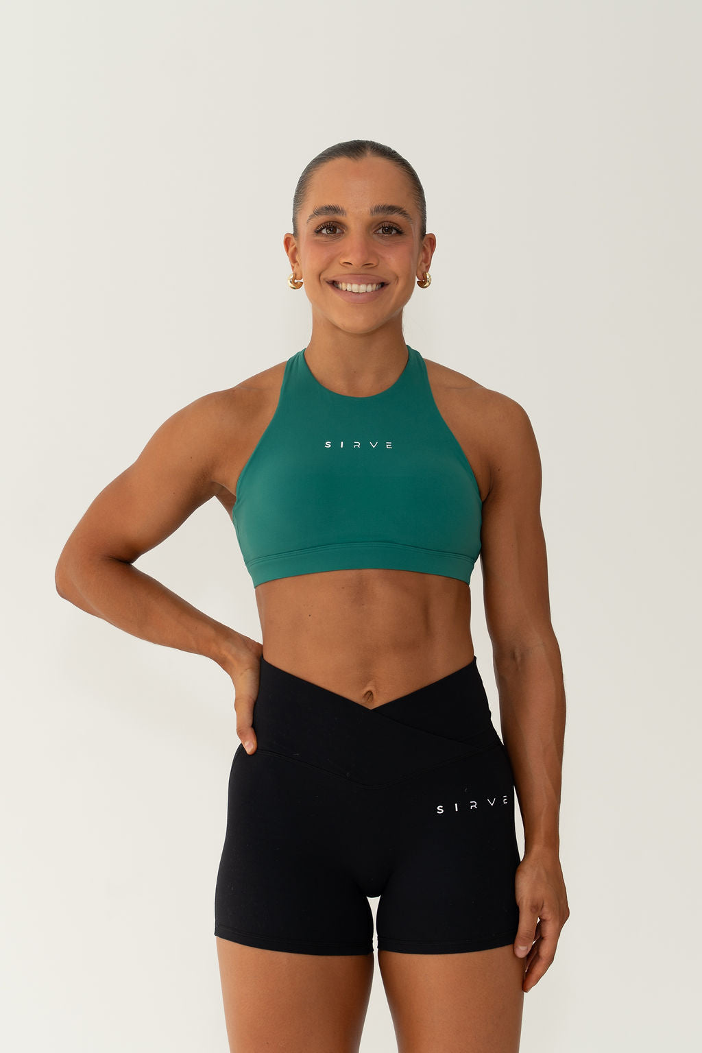 Born to Sirve shorts in Black